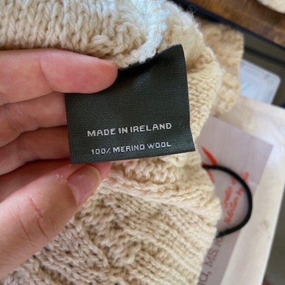 Aran Islands Irish 100% Merino Wool sweater Medium - Picture 6 of 6